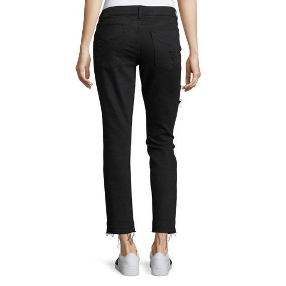 Derek Lam 10 Crosby Denim Mila Patchwork Girlfriend Jeans - Picture 3 of 16